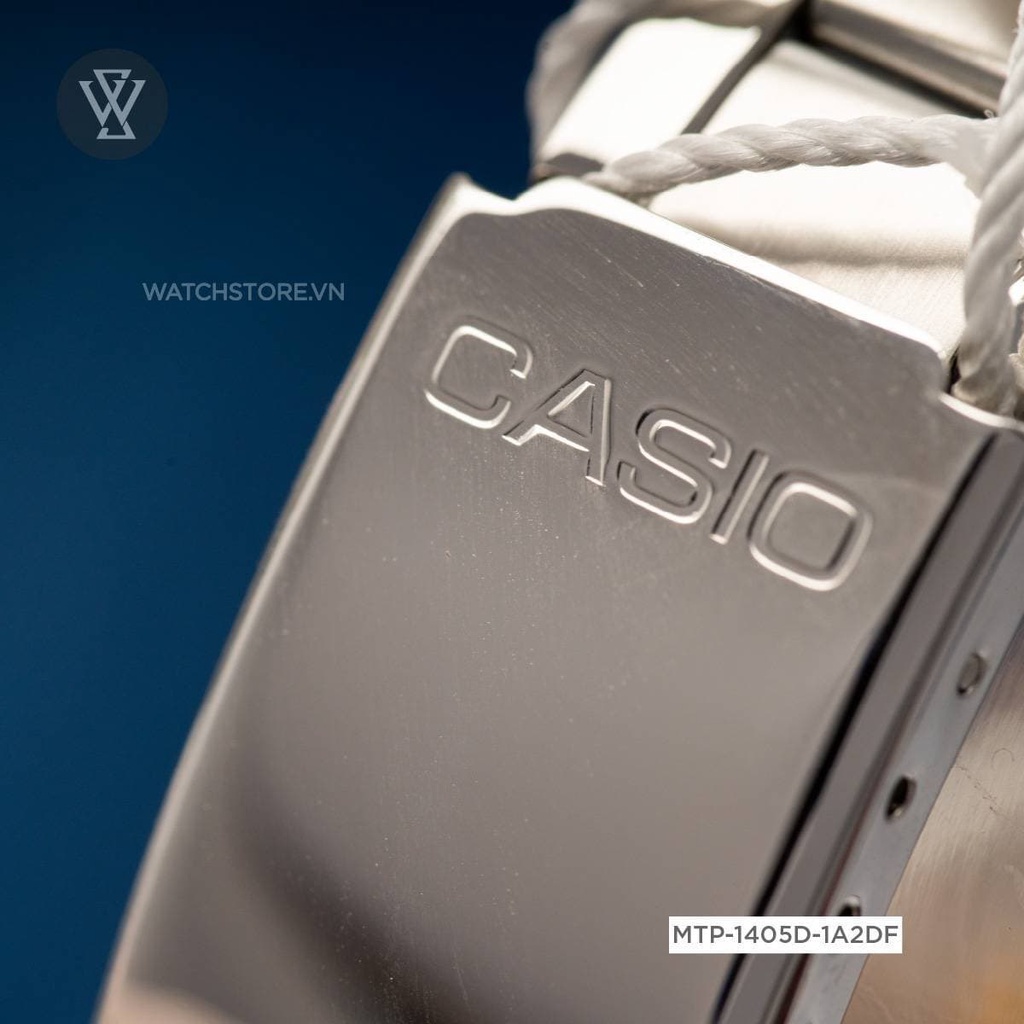 Đồng Hồ Quartz Nam Casio WATCHSTORE MTP-1405D-1A2 Thiết Kế Mặt Kính Khoáng 36mm, Dây Kim Loại Sang Trọng, Cổ Điển