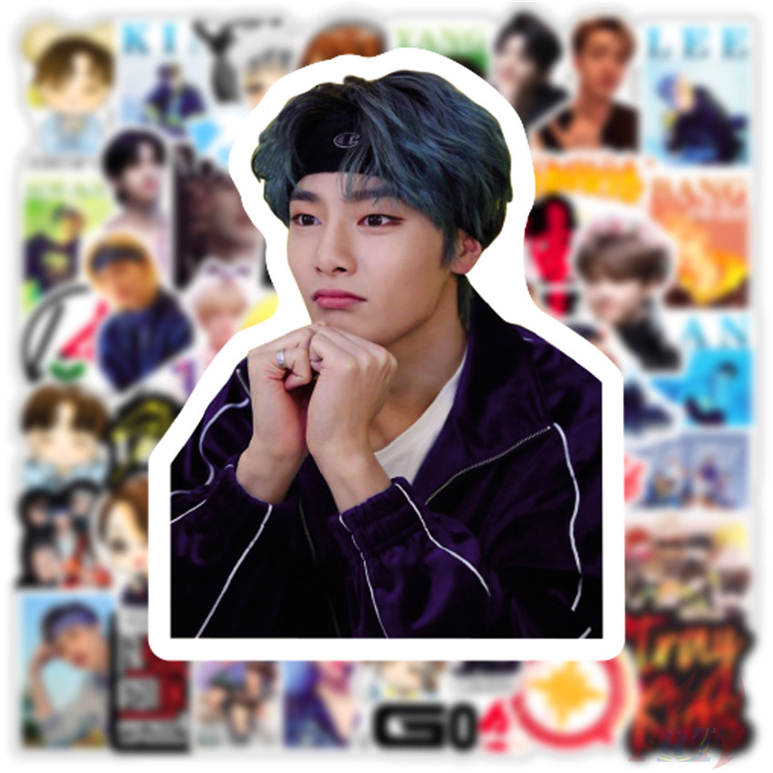 ❉ Stray Kids Series 01 Stickers ❉ 50Pcs/Set KPOP Superstar Straykids DIY Fashion Luggage Laptop Skateboard Decals Doodle Stickers