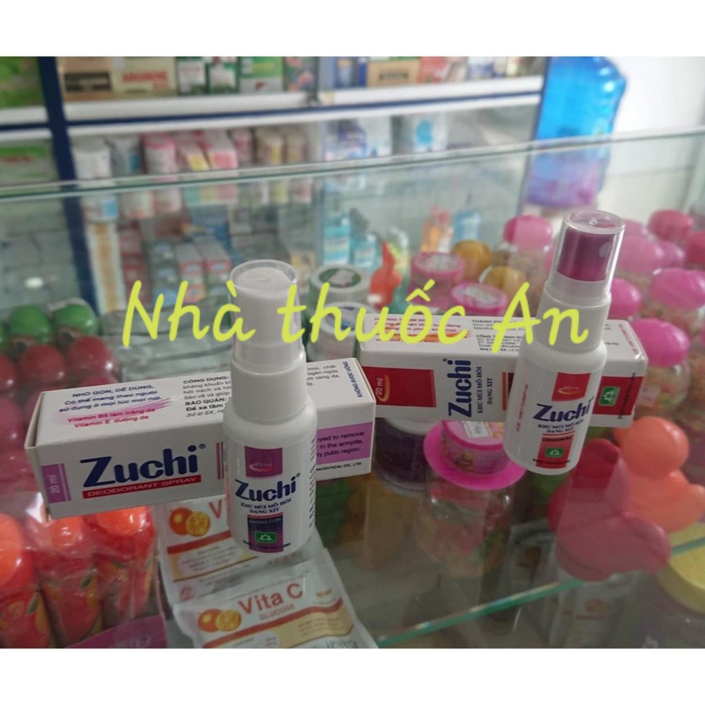 Xịt Nách Zuchi Thảo Dược 20ml