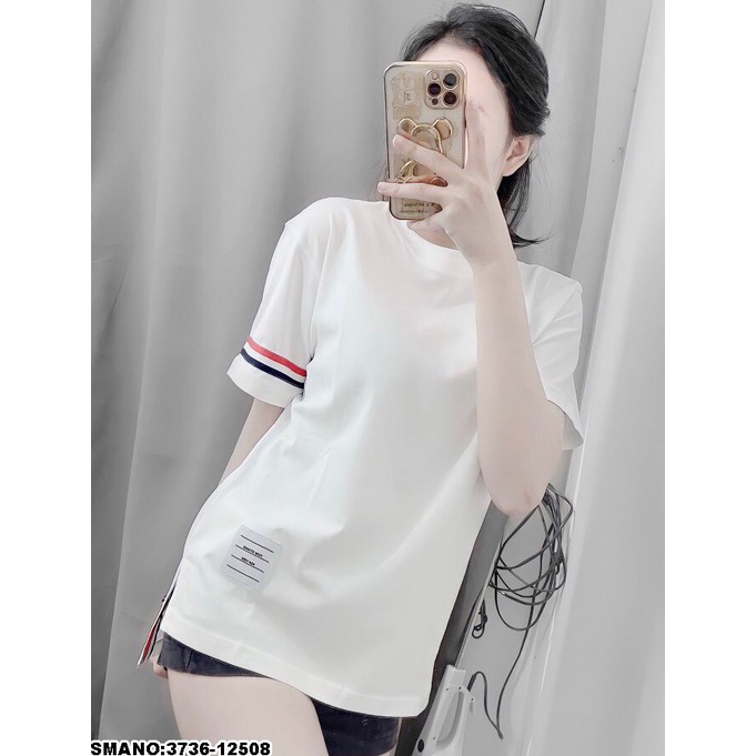 🌟 Áo thun cổ tròn Thom đơn giản mặc nam nữ, đơn đôi nhóm, hàng siêu cấp, chất đẹp, ảnh thật