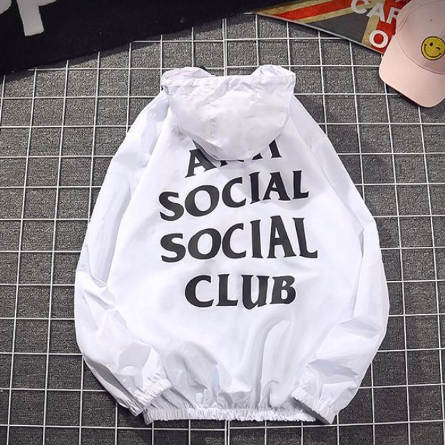 Áo Khoác Hoodie In Chữ Anti Social Social Club Thời Trang 2019 Cho Nam Và Nữ