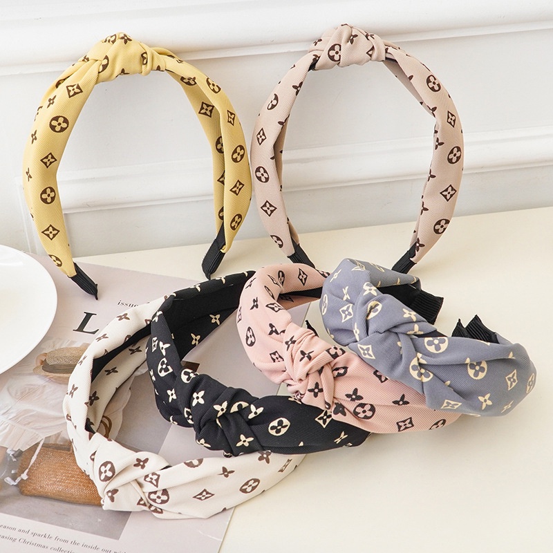 Băng Đô Bản Rộng Đính Hoa Dễ Thương Phong Cách Hàn Quốc Thời Trang Cho Nữ