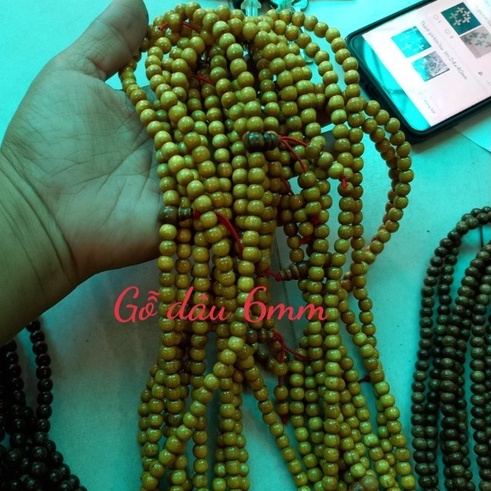 Vòng Tay Trầm Hương Chuỗi Tràng Hạt 108 Hạt Tự Nhiên, Vòng Trầm Hương