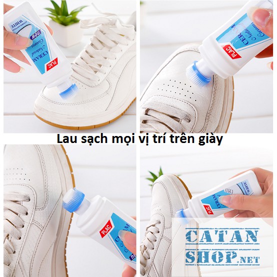 Combo 5 chai Nước Lau Giày PLAC ❤️FREESHIP❤️ nước tẩy trắng giày Thần thánh nhỏ gọn, dễ sử dụng 100ml GD265-NLGIAY