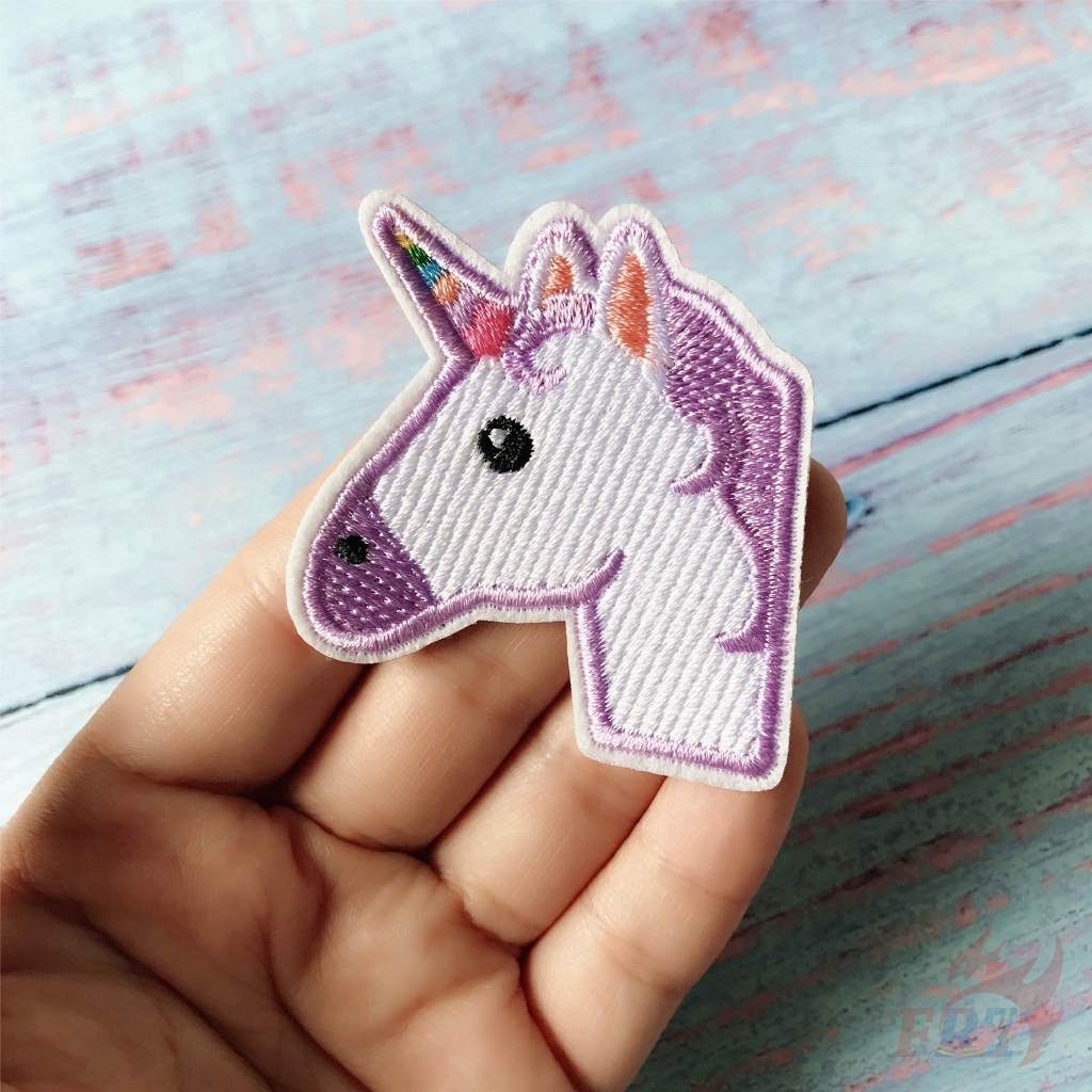 Miếng dán ủi quần áo hình kỳ lân số 02 xinh xắn dễ thương