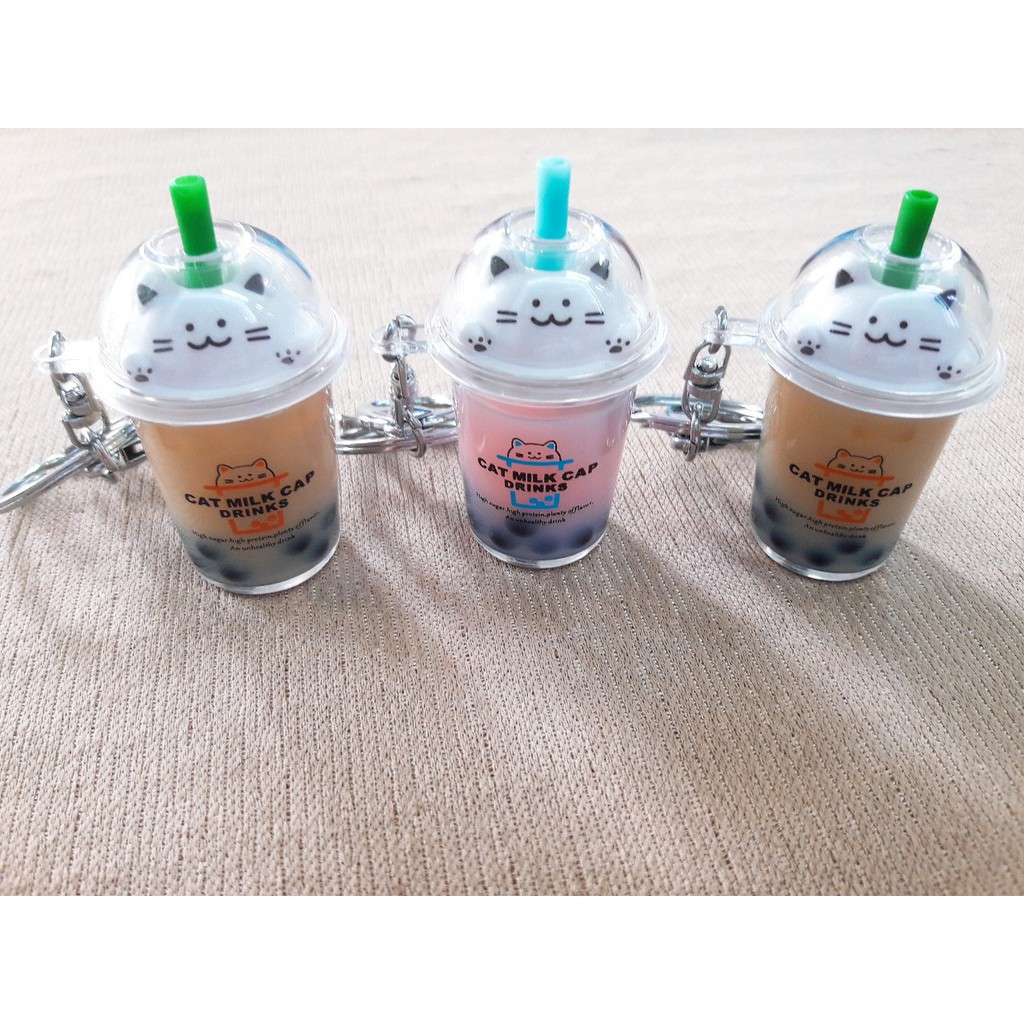 Móc khoá  trà sữa