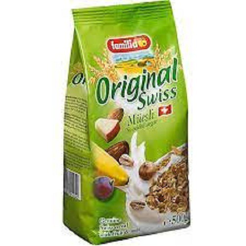 Ngũ Cốc Trộn Trái Cây Sấy Khô Không Đường Original Swiss Muesli (500g)