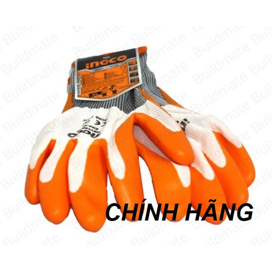 ĐỒ NGHỀ INGCO Găng tay Latex HGVL08-XL (Cam kết Chính Hãng 100%)