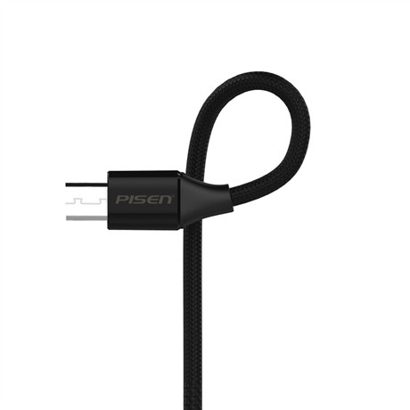 Cáp Pisen Micro USB Braided cao cấp 1.2m – Hàng chính hãng bảo hành 18 tháng