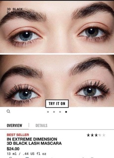 Mascara Mac mini Dày dài mi