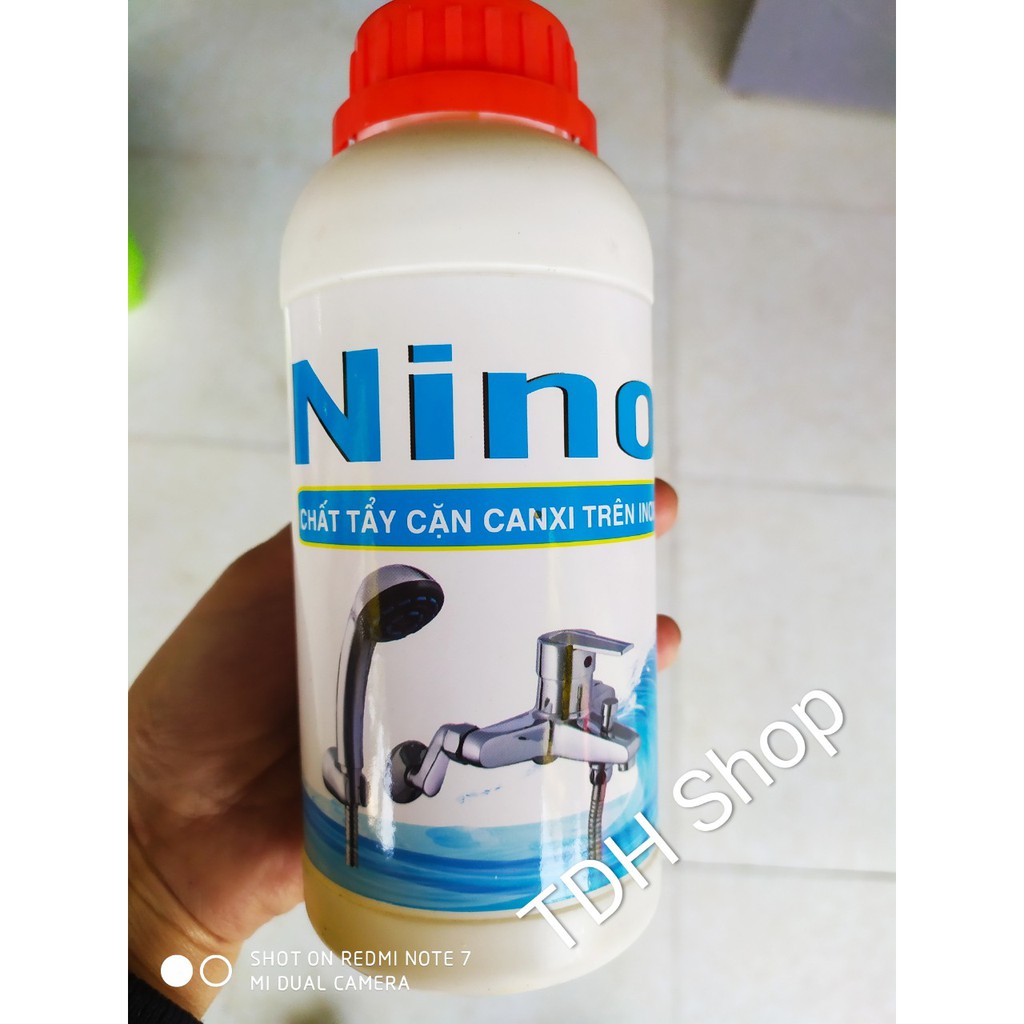 Chất tẩy cặn can xi trên Inox NINO / Chất tẩy rửa đồ inox