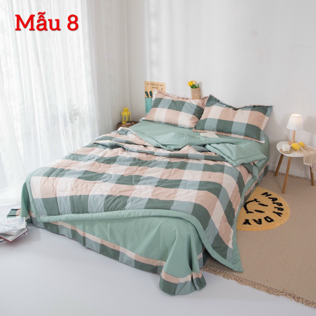 Bộ Chăn Đũi Hè Kèm Ga Gối Hàng Nhập Emly Bedding.