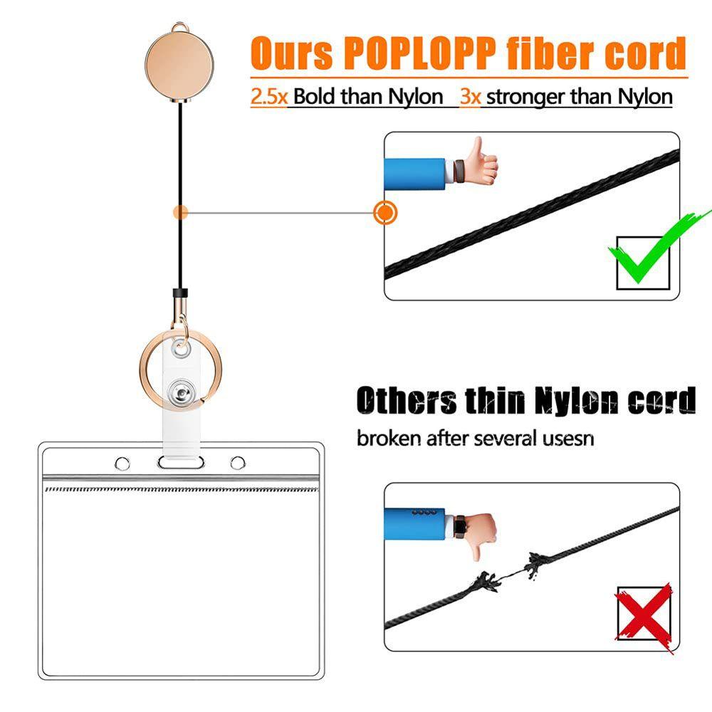 Dây Kẹp Giữ Thẻ ID / Huy Hiệu Bằng Silicon Có Thể Thu Gọn Tiện Dụng Giá Đỡ