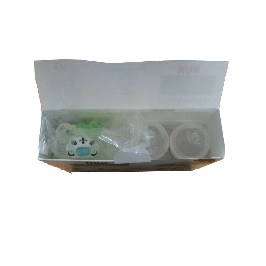 Set 4 bình sữa Nuk Simply Natural 150ml, 270ml, 2 ti giả