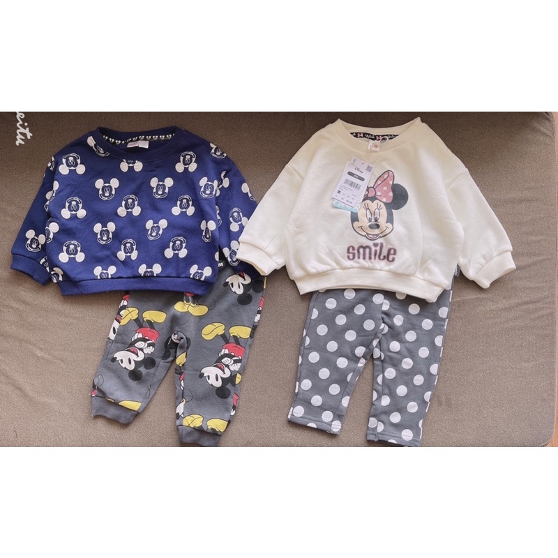 Set nỉ bông Disney dư cho bé trai bé gái