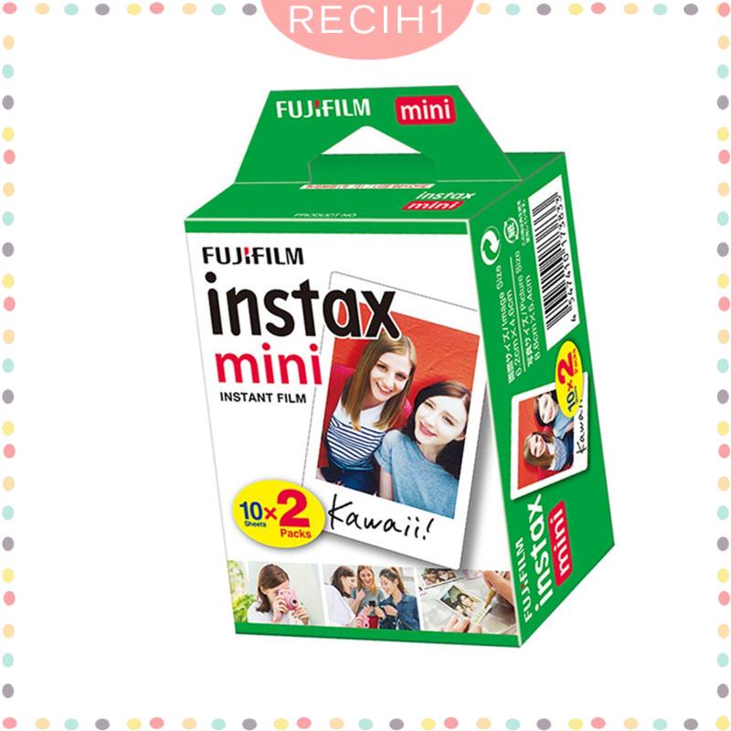 Set 20 tấm phim màu trắng mini cho máy ảnh Fuji Instax Mini 70 8