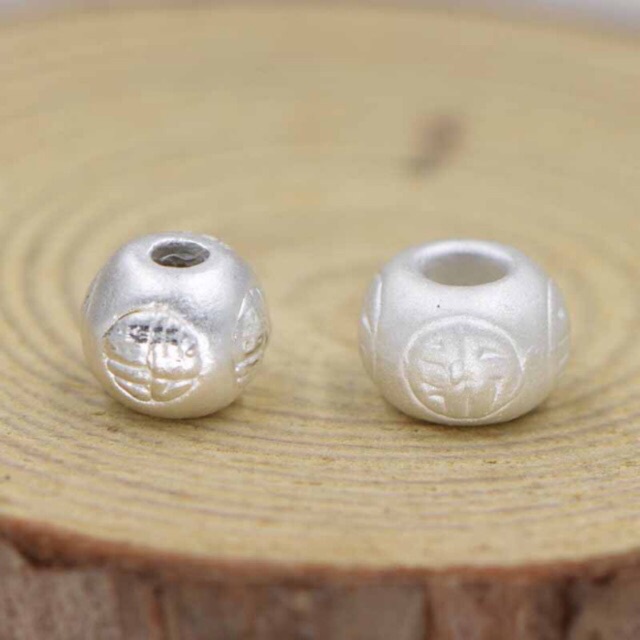 SỈ SIÊU RẺ  Charm bi kim tiền bạc hàng đẹp - Bạc chuẩn loại 1, PH037