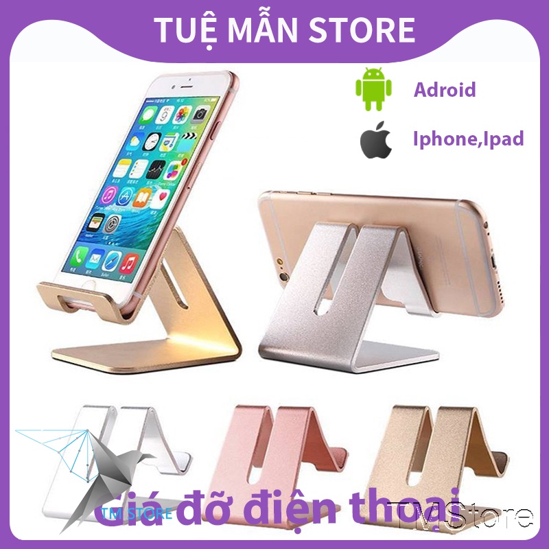 Giá Đỡ Điện Thoại S014 TM SHOP Hợp Kim Nhôm Cực Kì Sang Trọng