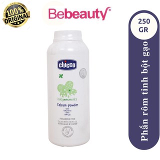 Phấn Rôm Tinh Bột Gạo Nuôi Dưỡng Làn Da Bé Chicco Ý 150g