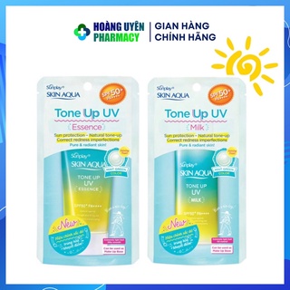  Chống nắng Sunplay Skin Aqua Tone up UV Essence Milk 50gr 