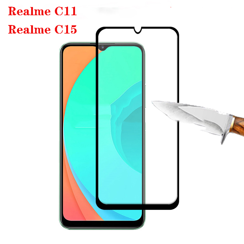 Phim bảo vệ màn hình kính cường lực Realme C15 C11 C12 C3 C2 9H