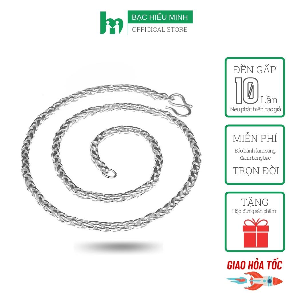Dây Chuyền Nam Bạc Hiểu Minh DBN011S 7 Chỉ Bảo Hành Vĩnh Viễn