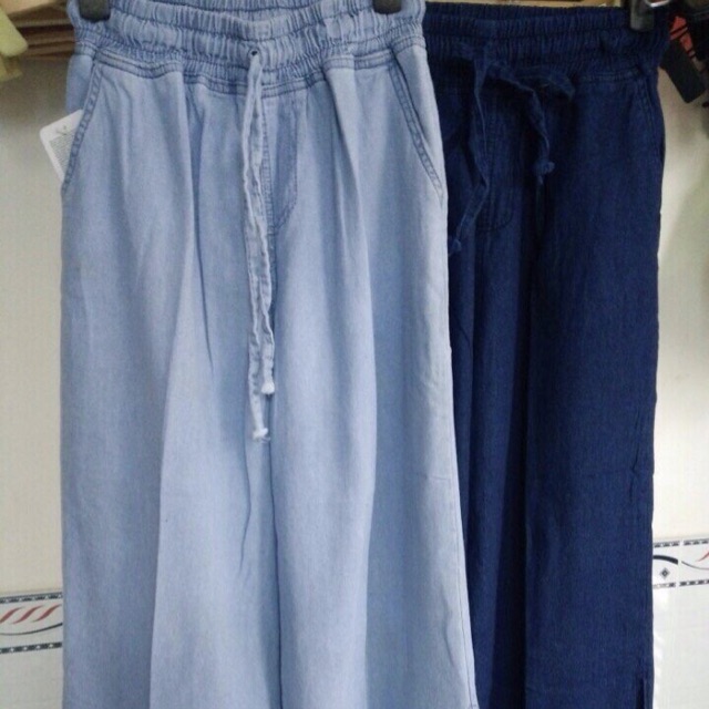 Baggy vải demin