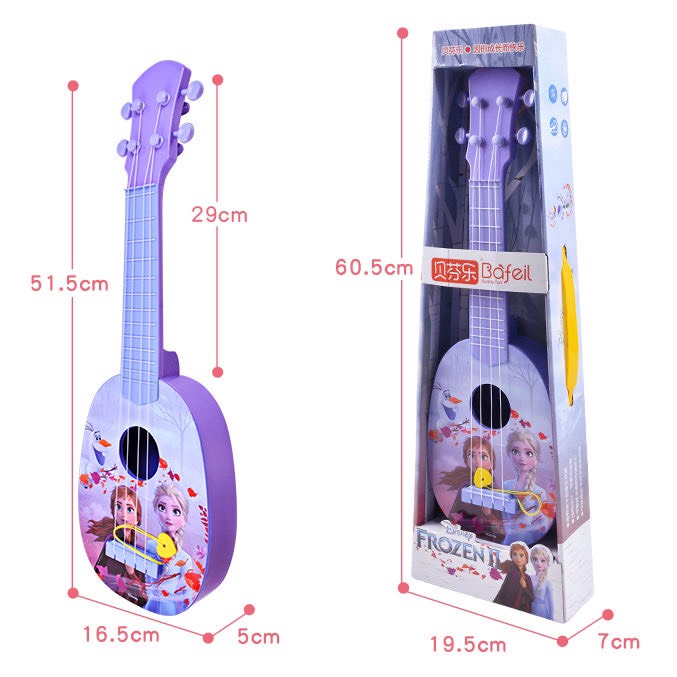 Đàn guitar mini Elsa, Thỏ, Khủng Long, Gấu xanh- MH:9000000329 9000000330 9000000331 9000000332 9000000333