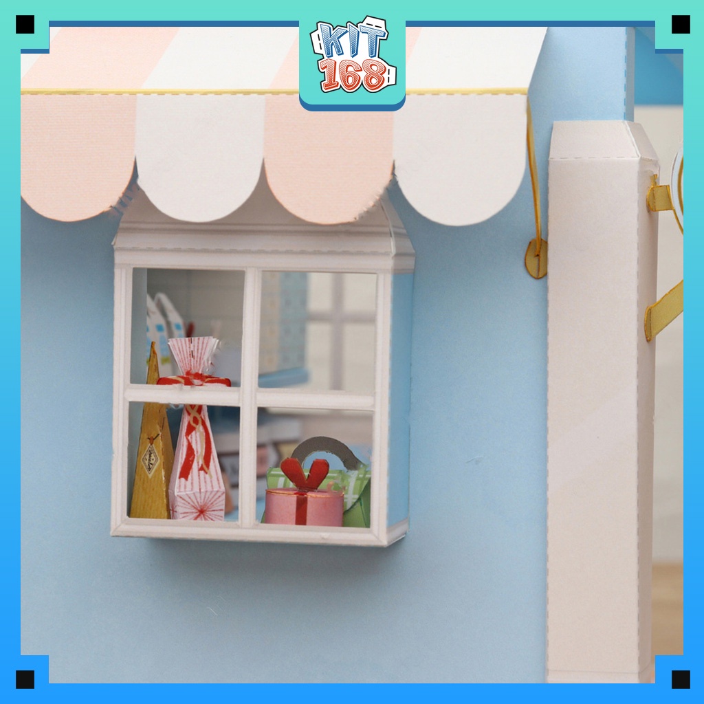 Mô hình giấy kiến trúc Cửa hàng chocolate