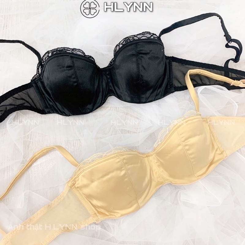 Áo lót lụa satin phối ren m136 | BigBuy360 - bigbuy360.vn