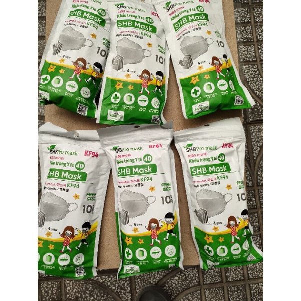 khẩu trang KF94 trẻ em từ 3 đến 8 tuổi