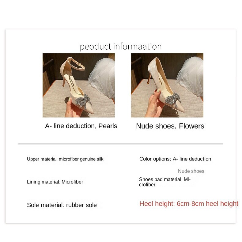 Giày Cao Gót Mũi Nhọn Thiết Kế Mới Thời Trang Dành Cho Mùa Hè 2021