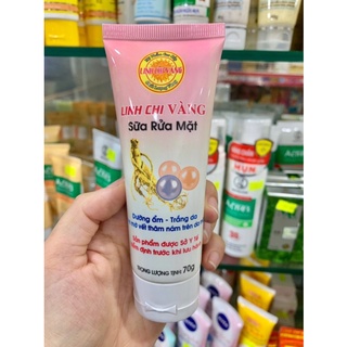 Sữa rửa mặt Linh chi vàng ngừa mụn chai 70g