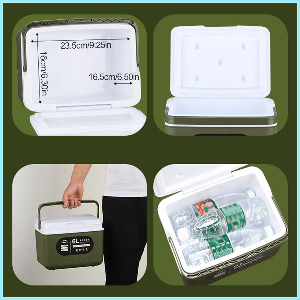 Hộp Đựng Đá Giữ Lạnh Sức Chứa Lớn 5.4 QT Chất Lượng Cao Cho Dã Ngoại