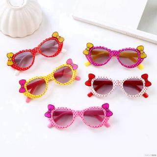 Kính mát đính nơ kiểu dáng hoạt hình dễ thương dành cho bé gái