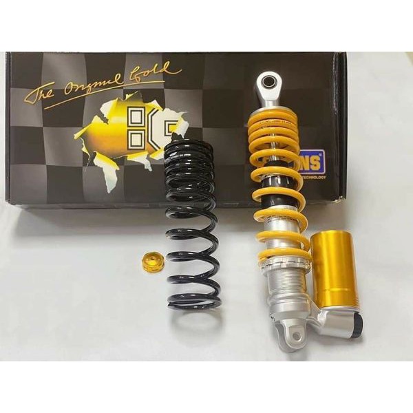 Phuộc Sau Ohlins Vario Click Vision Luvias 2 Lò Xo, Tặng Kèm Núm Bông Cnc, Cây Tăng Chỉnh