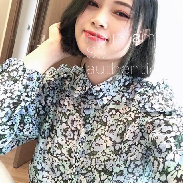 Sơ mi hoa zara size s,m