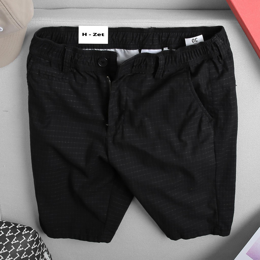 Quần short kaki caro nam - AU200 | BigBuy360 - bigbuy360.vn