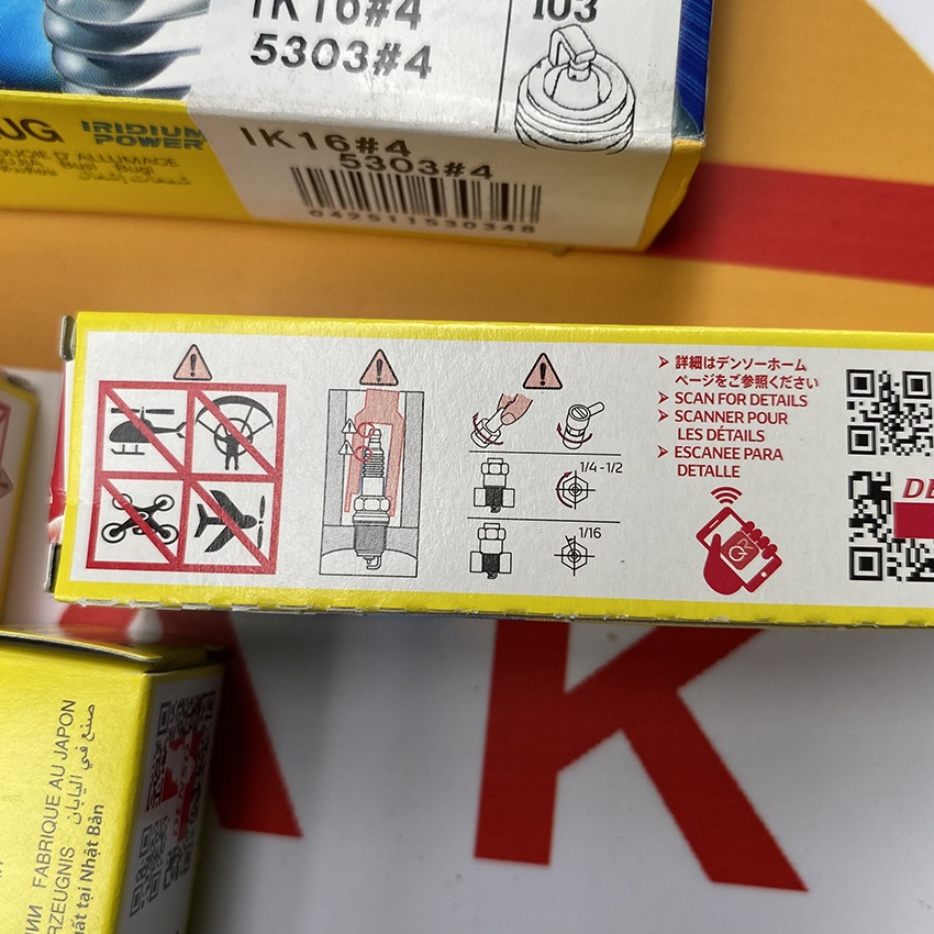 Bugi Honda City 2014-2020: Bugi Denso Iridium Nhật Bản