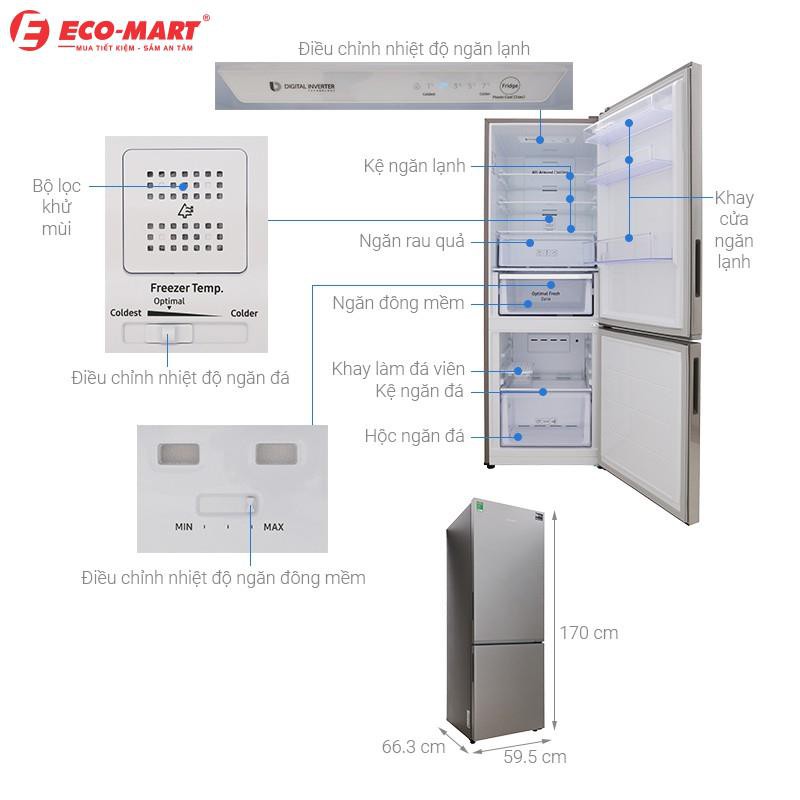 Tủ lạnh Samsung Inverter RB30N4010S8/SV 310L