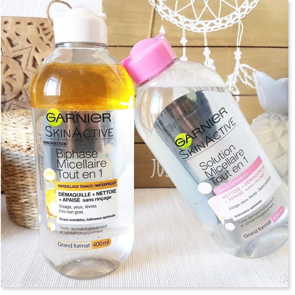[Mã giảm giá] Garnier Skin Active Solution Micellaire Tout en 1 - Tẩy Trang Dành Cho Da Thường [Nhiều Loại Dung Tích]