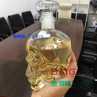 BÌNH THỦY TINH ĐẦU LÂU 750ML