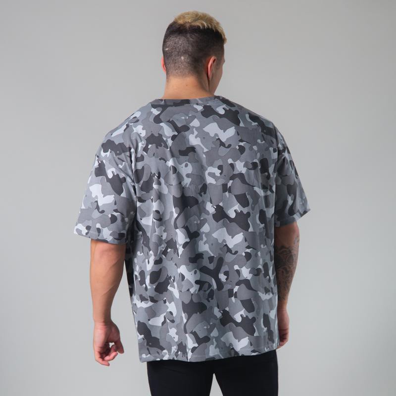 Áo Thun Thể Thao Họa Tiết Rằn Ri Thoáng Khí Thoải Mái Size M-3XL Cho Nam