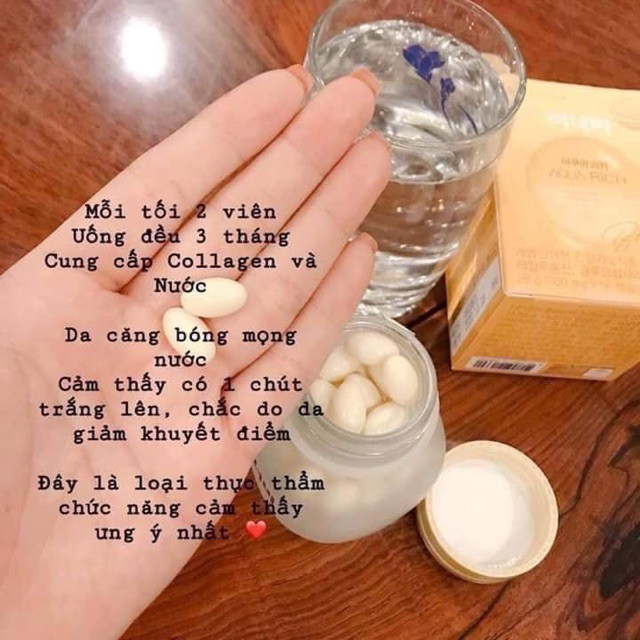 [Săn sale hàng auth]  Viên Uống Cấp Nước Bổ Sung Collagen CJ Innerb Aqua Rich - HÀN QUỐC - 70 viên | BigBuy360 - bigbuy360.vn