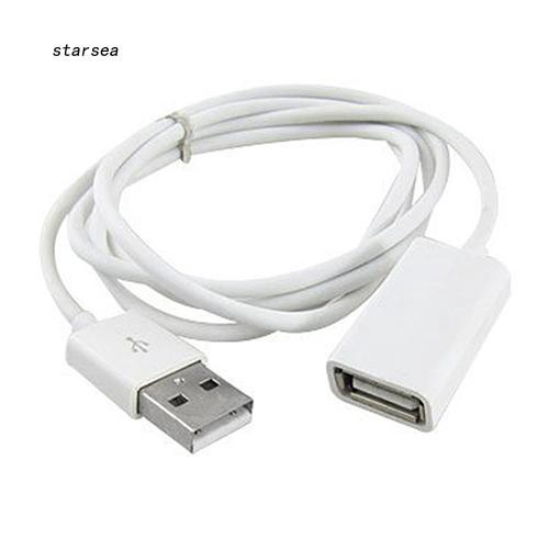 Dây cáp nối dài USB 2.0 bằng kim loại trắng chất lượng cao