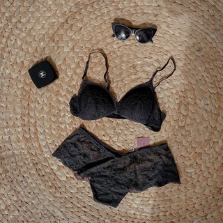 Áo lót bralette ren, khoá sau - hàng thiết kế