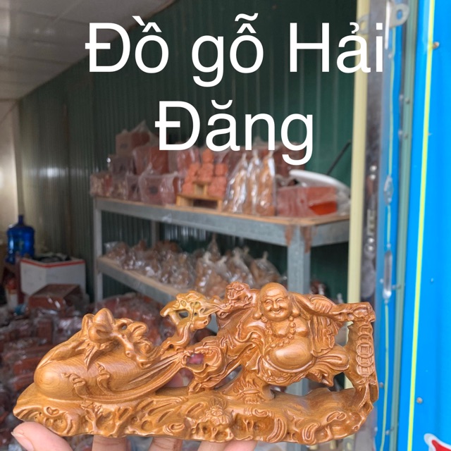 TƯỢNG DI LẶC KÉO BAO TIỀN MAY MẮN _ để xe oto hoặc trang trí nhà cửa