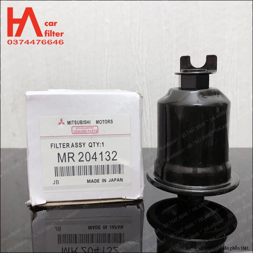 Lọc nhiên liệu Mitsubishi Jolie, Lancer đời 95-03, Mirage đời 95-00. Mã phụ tùng MR204132.