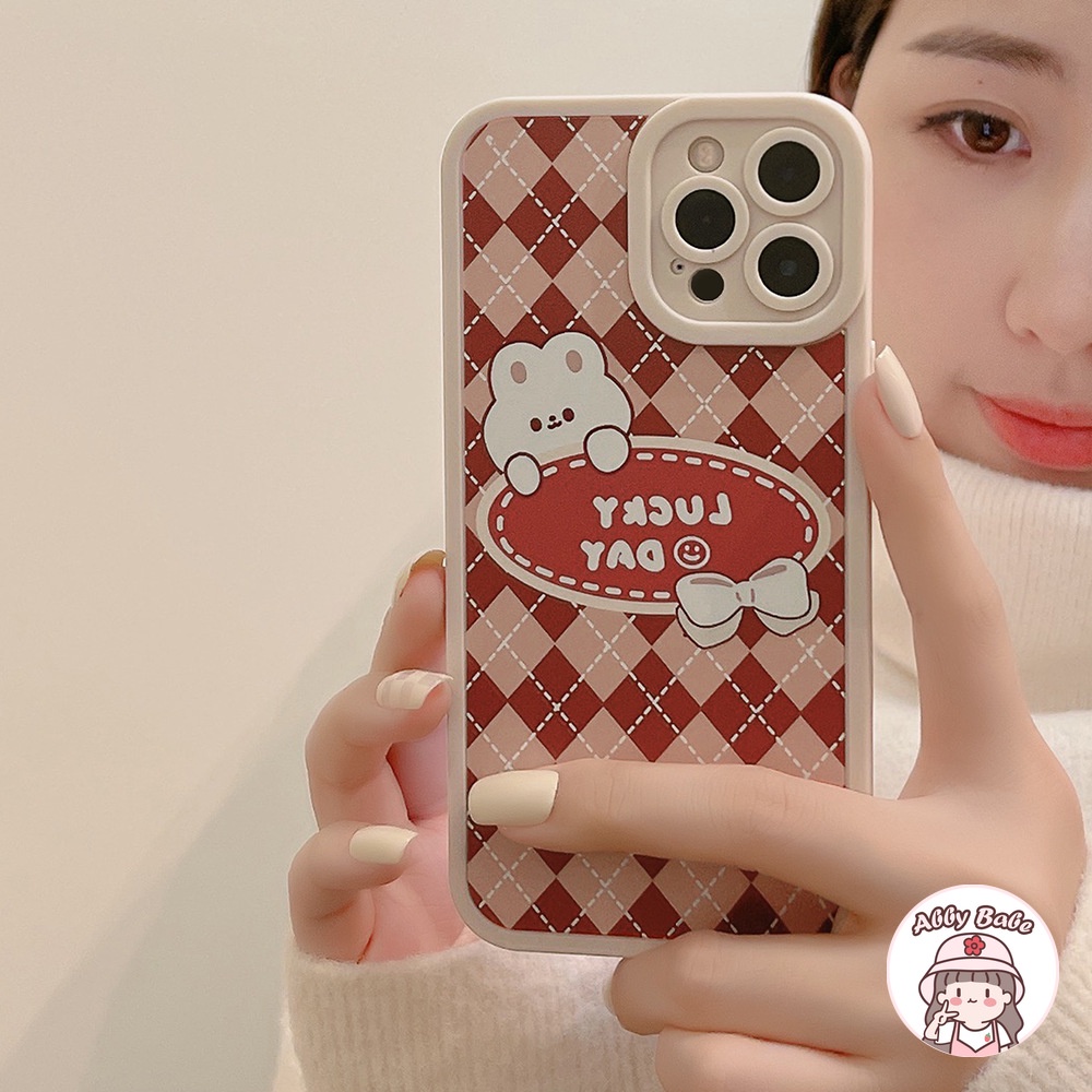 Ốp Điện Thoại TPU Mềm Mỏng Chống Sốc In Hình Thỏ Hoạt Hình Cho IP 13 12 11 Pro Max XR 8 7 Plus