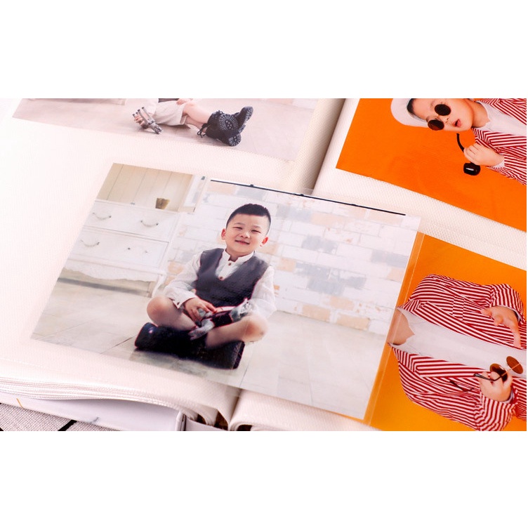 Album ảnh Vintage bìa vải đẹp đựng được 200 ảnh 10x15